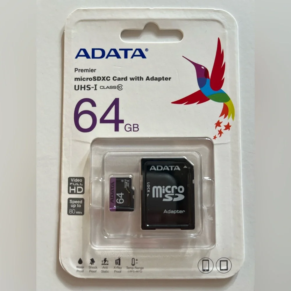 Micro SDXC card with adapter
